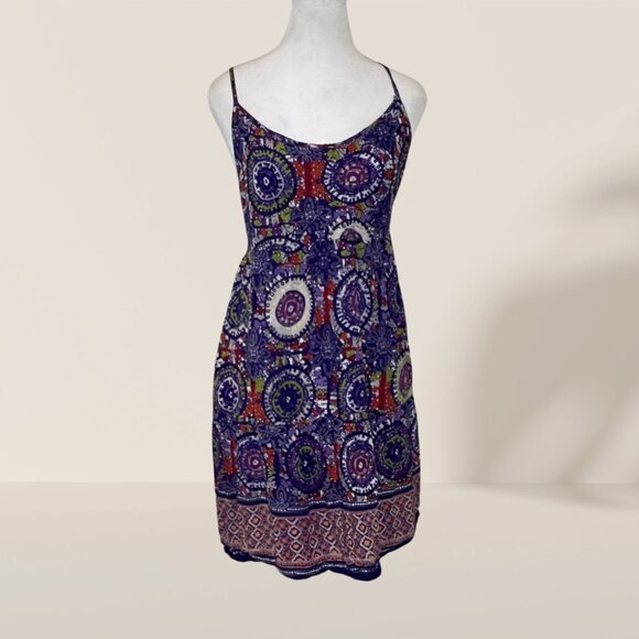 Xhilaration Sleeveless Medallion Print Dress 🌸 | XXL | Boho Chic Vibes - Picture 2 of 6
